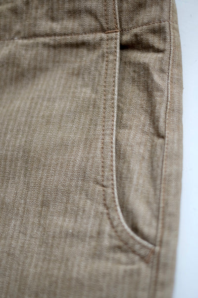 {The Rite Stuff} Pacemaker 10 oz. Denim Herringbone Twill Work Pants (Sun Tan Khaki)