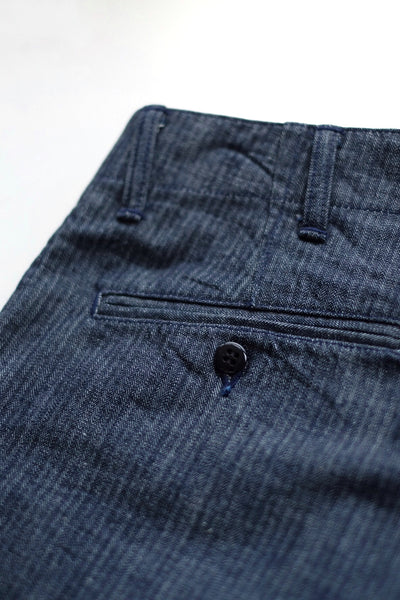 {The Rite Stuff} Pacemaker 10 oz. Denim Herringbone Twill Work Pants (Cadet Blue Indigo)