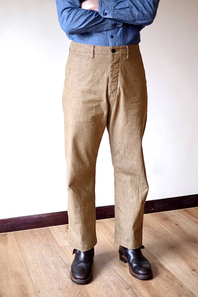 {The Rite Stuff} Pacemaker 10 oz. Denim Herringbone Twill Work Pants (Sun Tan Khaki)