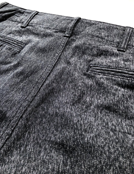 {Now Shipping} Daybreak Selvedge Salt & Pepper Work Pants (Charcoal)