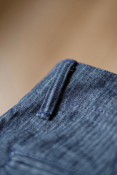 {The Rite Stuff} Pacemaker 10 oz. Denim Herringbone Twill Work Pants (Cadet Blue Indigo)