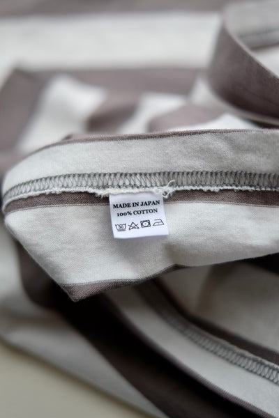 {The Rite Stuff} Border Stripe Tee (Grey x White)