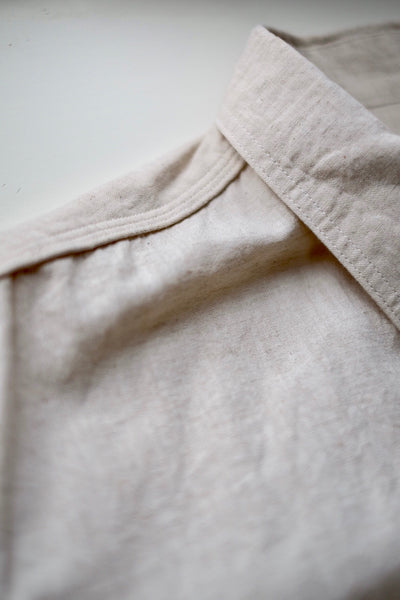 {The Rite Stuff} Bantam Selvedge Chambray Short-Sleeve Work Shirt (Ecru)