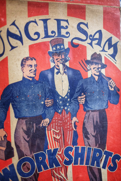 {Pre-order for May 2024} Uncle Sam Chambray Work Shirt (Indigo)