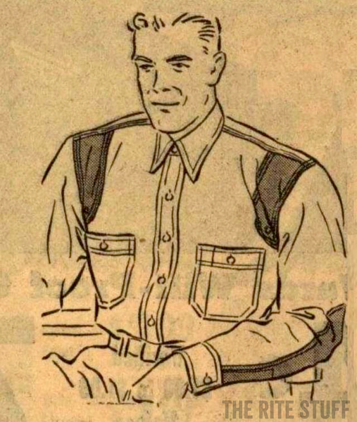 {The Rite Stuff} Heracles 5 oz. Selvedge Chambray Work Shirt (Indigo)