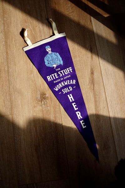 {The Rite Stuff} Wool Felt Shop Pennant