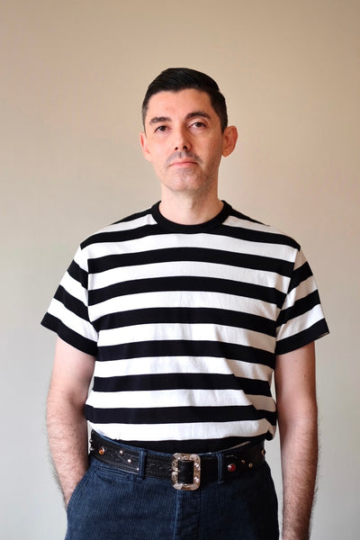 {The Rite Stuff} Border Stripe Tee (Black x White)