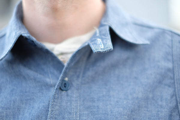 {The Rite Stuff} Heracles 5 oz. Selvedge Chambray Work Shirt (Indigo)