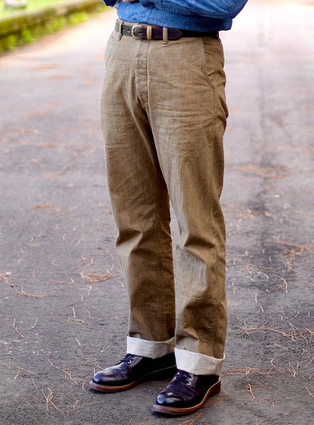 {The Rite Stuff} Pacemaker 10 oz. Denim Herringbone Twill Work Pants (Sun Tan Khaki)