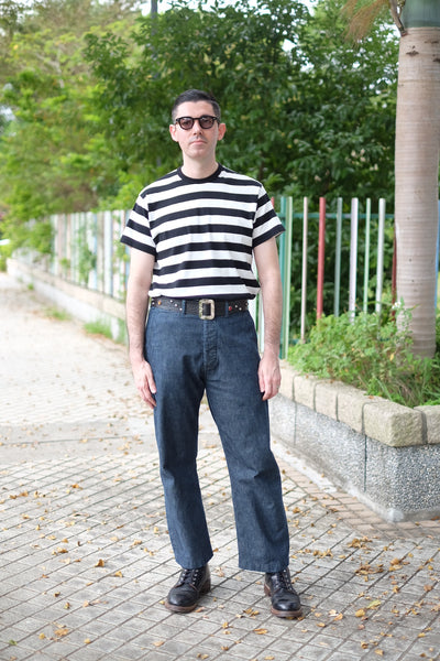 {The Rite Stuff} Border Stripe Tee (Black x White)