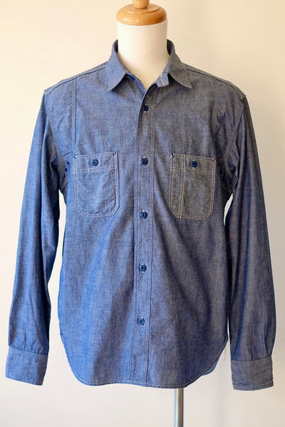 {The Rite Stuff} Heracles 5 oz. Selvedge Chambray Work Shirt (Indigo)
