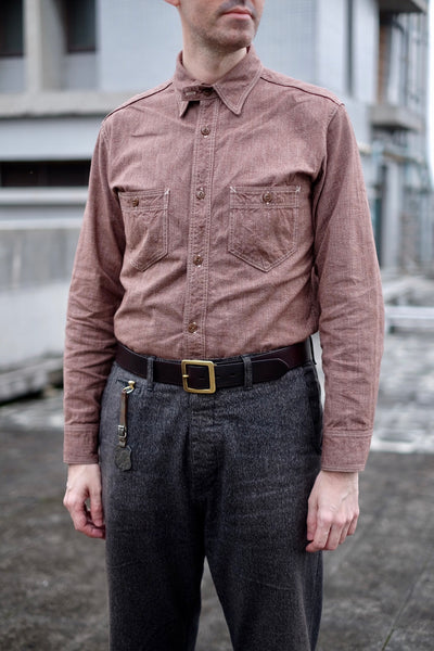 {The Rite Stuff} Atlas Salt & Pepper Work Shirt (Cedar)