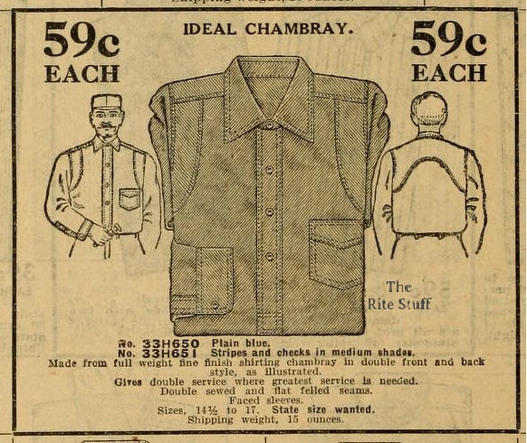 A Brief History of the Work Shirt - 1886-1930