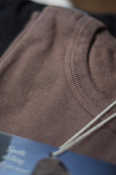 {Pre-order for May '26} Heavyweight 9 oz. Loopwheel Tee (Rose Taupe)