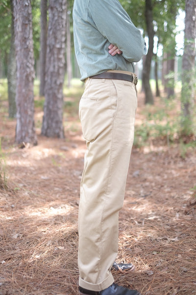 {Pre-order for April ‘26} Oilman 7.7 oz. Chino Twill Work Pants (Tan)