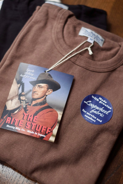 {Pre-order for May '26} Heavyweight 9 oz. Loopwheel Tee (Rose Taupe)