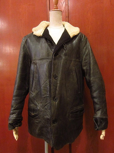 {Pre} Daredevil front-quarter horsehide barnstormer jacket (Teacore black)