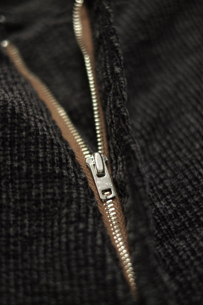 {Pre-order for Dec. '26} Arkham 'Tweeduroy' 7.5-wale Discharge-printed Corduroy Trousers (Black)