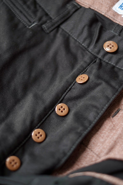 {Pre-order for April ‘26} Oilman 7.7 oz. Chino Twill Work Pants (Black)