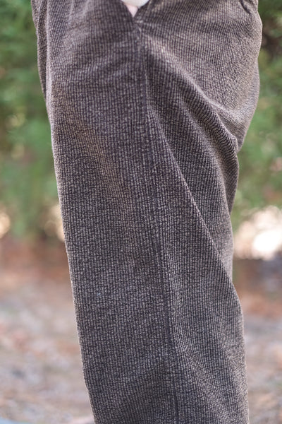 {Pre-order for Dec. '26} Arkham 'Tweeduroy' 7.5-wale Discharge-printed Corduroy Trousers (Brown)