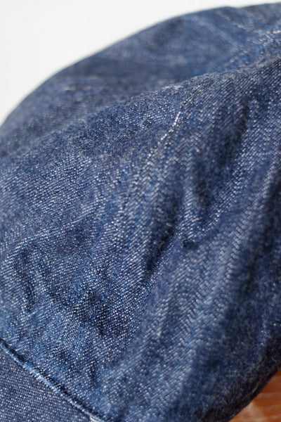 {The Rite Stuff x Papa Nui} Sailor Moku 10.5 oz. Selvedge Denim Cap (Indigo)