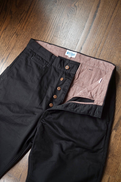 {Pre-order for April ‘26} Oilman 7.7 oz. Chino Twill Work Pants (Black)