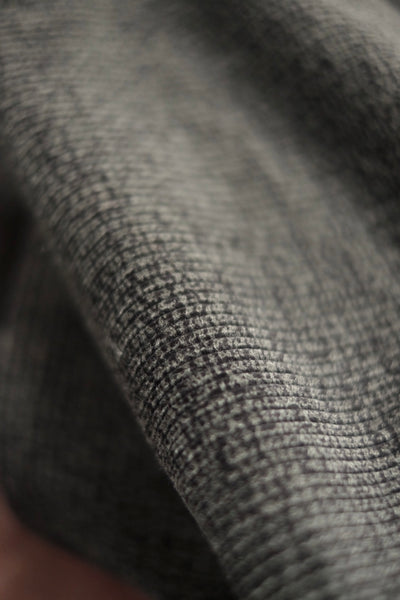 {Pre-order for Dec. '26} Arkham 'Tweeduroy' 7.5-wale Discharge-printed Corduroy Trousers (Black)