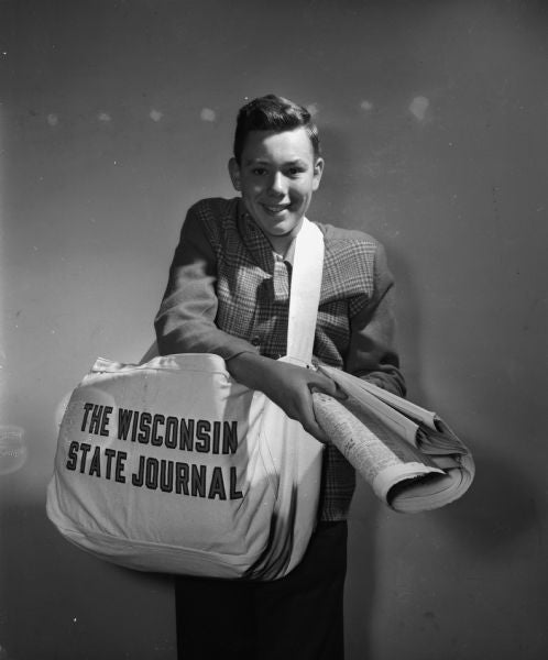 {The Rite Stuff x Labor Day}Newspaper Boy Bag (Natural)