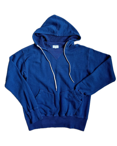 {New Arrival} Titan 11 oz. Loopwheel Double-V Afterhood Sweatshirt (Garment-dyed Blue)