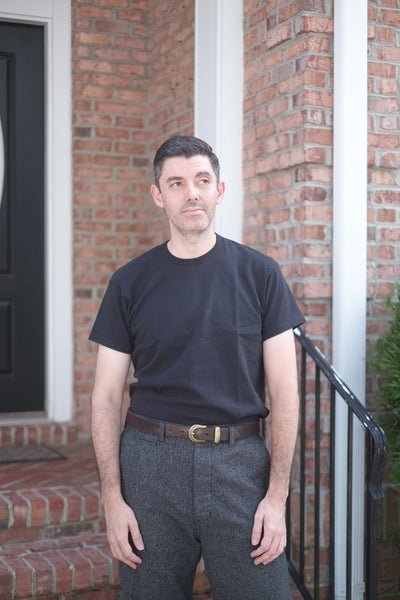 {Pre-order for May '26} Heavyweight 9 oz. Loopwheel Tee (Black)