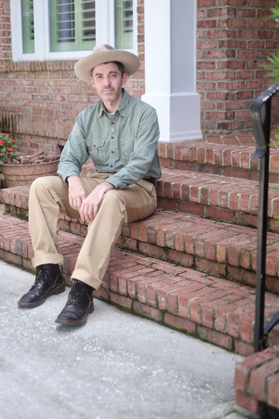 {Pre-order for April ‘26} Oilman 7.7 oz. Chino Twill Work Pants (Tan)