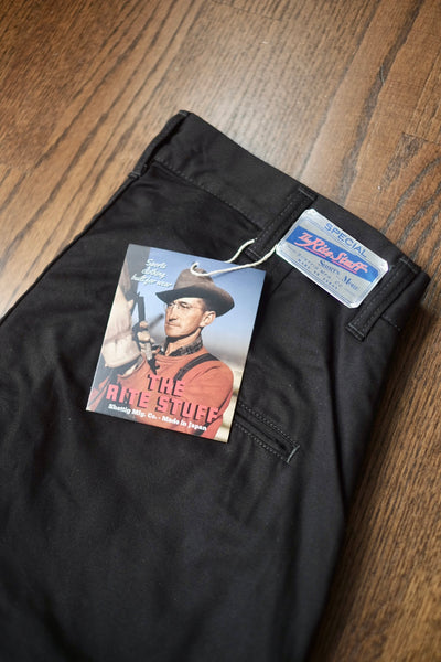 {Pre-order for April ‘26} Oilman 7.7 oz. Chino Twill Work Pants (Black)