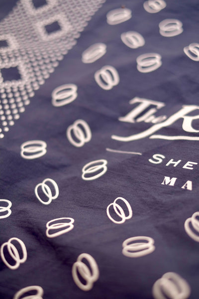 {Sold Out} Twin Ring 1930s-style Selvedge Bandana (Navy)