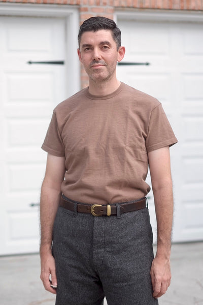 {Pre-order for May '26} Heavyweight 9 oz. Loopwheel Tee (Rose Taupe)