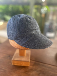 {Pre-order for Oct. ‘25} The Rite Stuff x Papa Nui 10.5 oz. Selvedge Denim Sailor Moku Cap (Indigo)