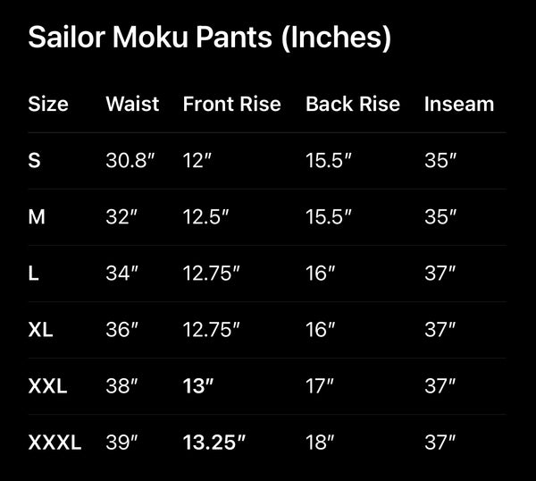 {Now Shipping} The Rite Stuff x Papa Nui 10.5 oz. Selvedge Denim Sailor Moku Pants (Indigo)