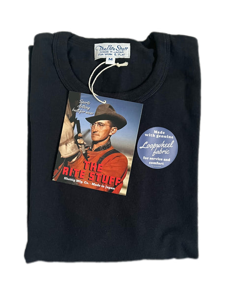 {Pre-order for May '26} Heavyweight 9 oz. Loopwheel Tee (Black)