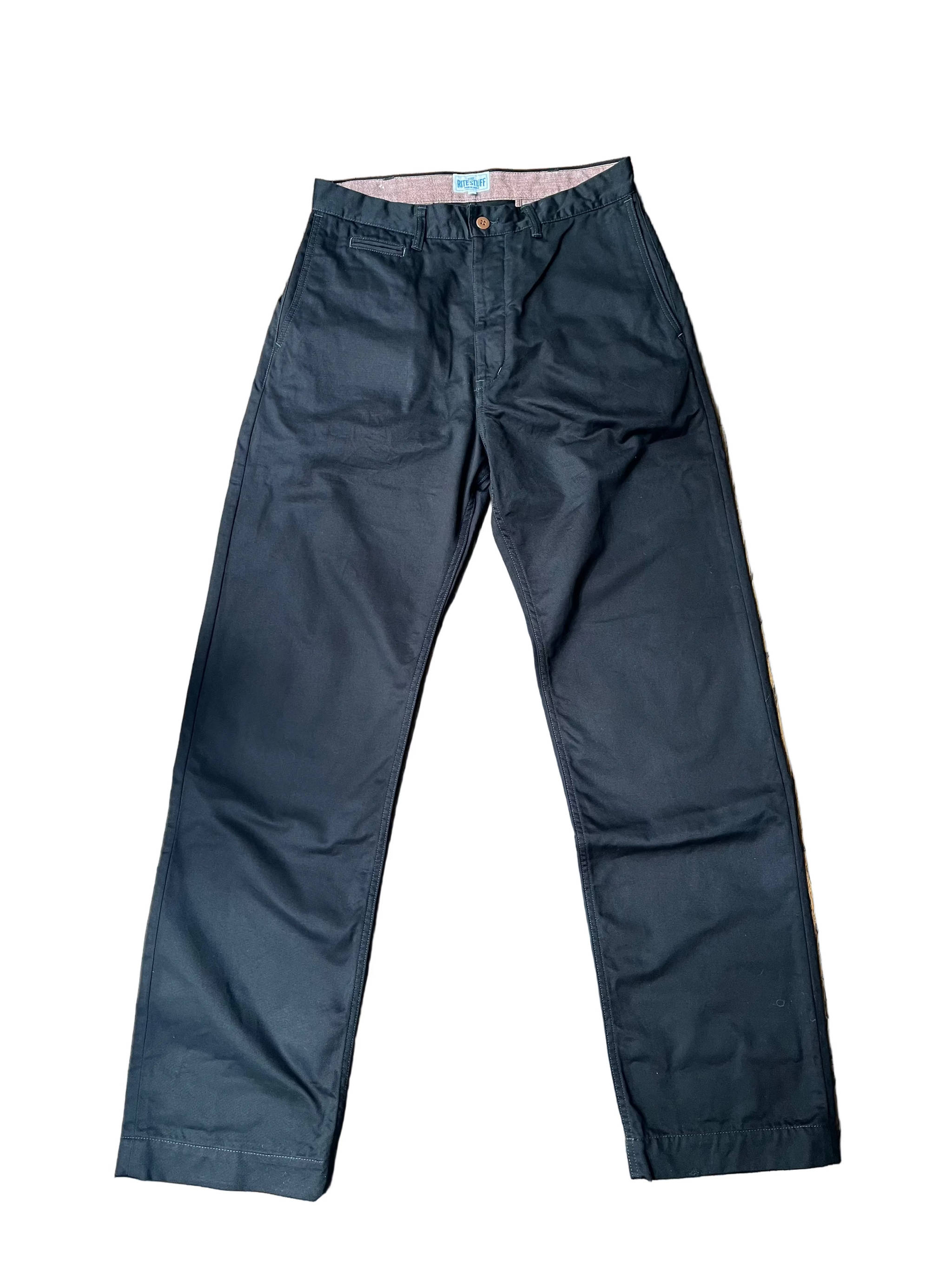 極美品 TIMEWORN CLOTHING MILLTARY CHINO W30 Oilman 1930s Chino Work Pants (Black) – The Rite Stuff