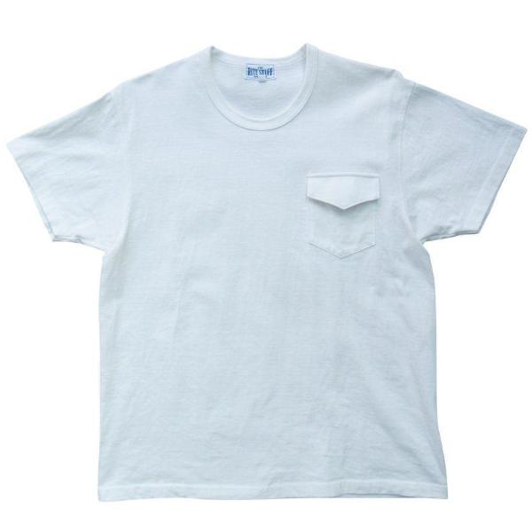 [The Rite Stuff] Loopwheel Pocket T-Shirt (White)