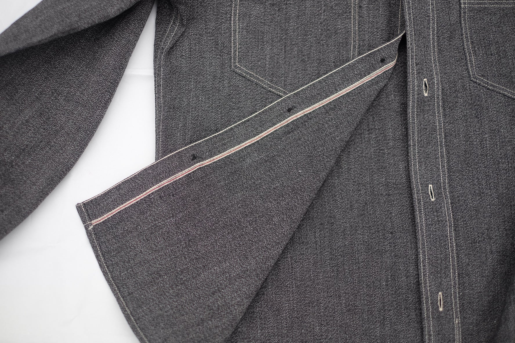 The Rite Stuff} Atlas Salt & Pepper Work Shirt (Charcoal)