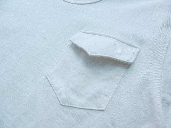 [The Rite Stuff] Loopwheel Pocket T-Shirt (White)