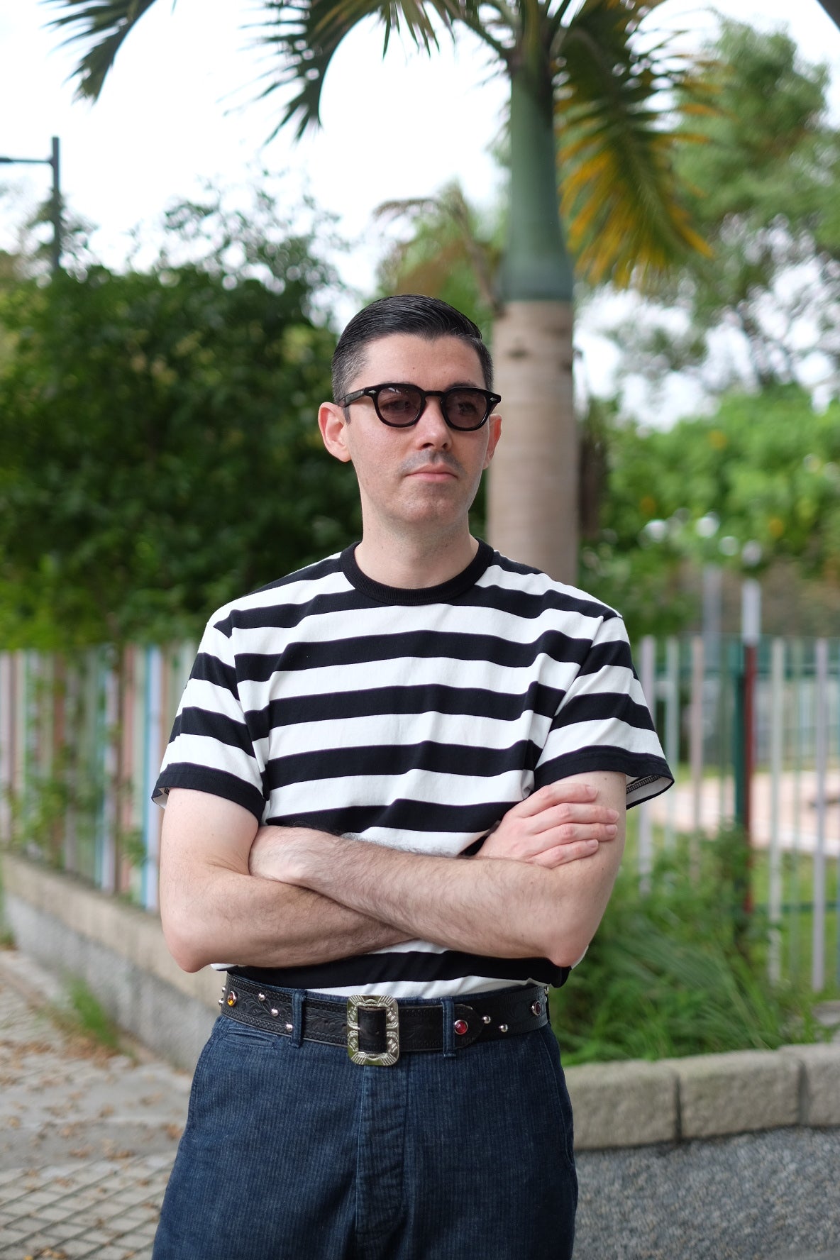 ベレッタ ストライプ Tシャツ/Beretta Stripe T-shirt - Blue