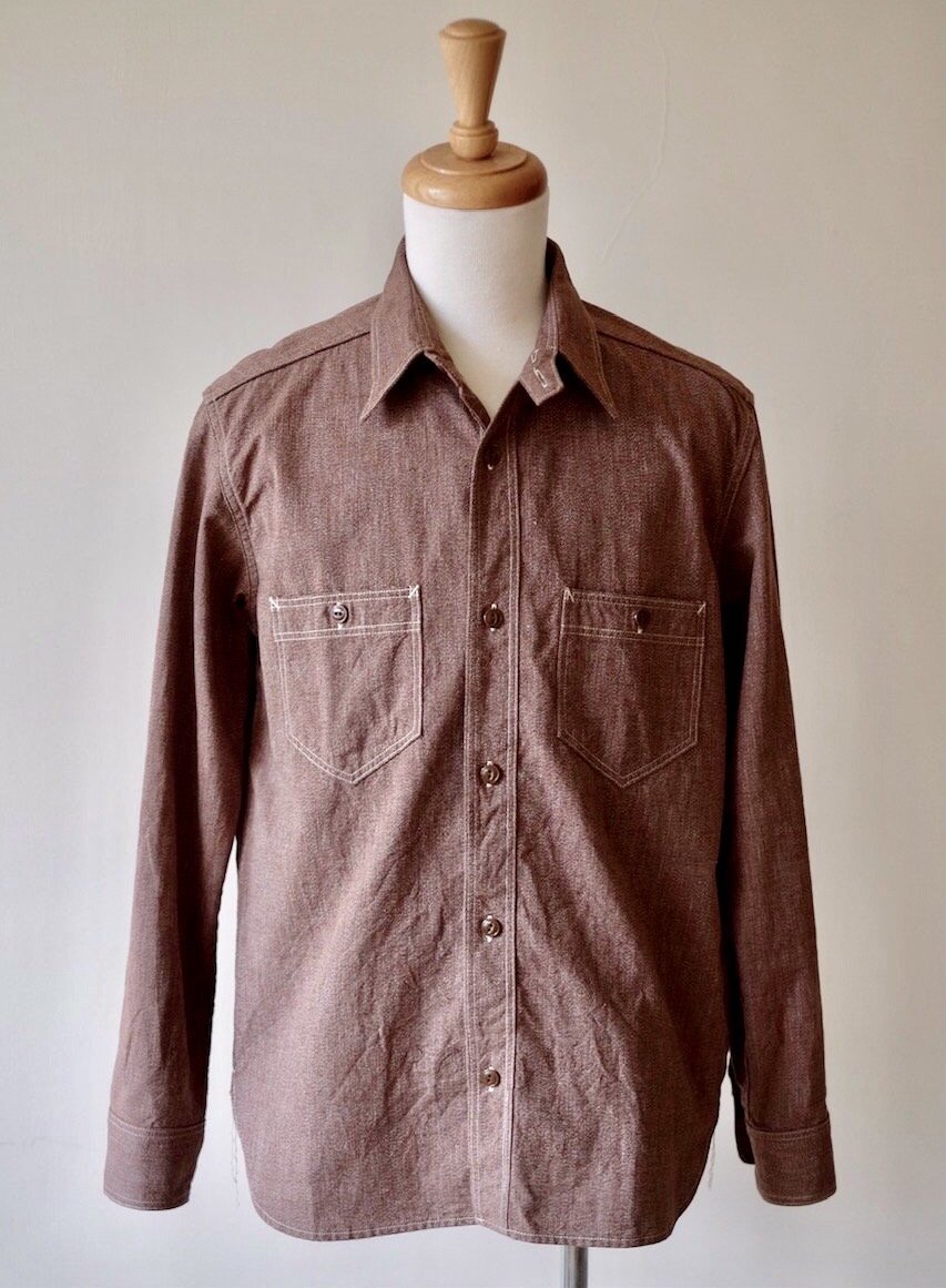 The Rite Stuff} Atlas Salt & Pepper Work Shirt (Cedar)