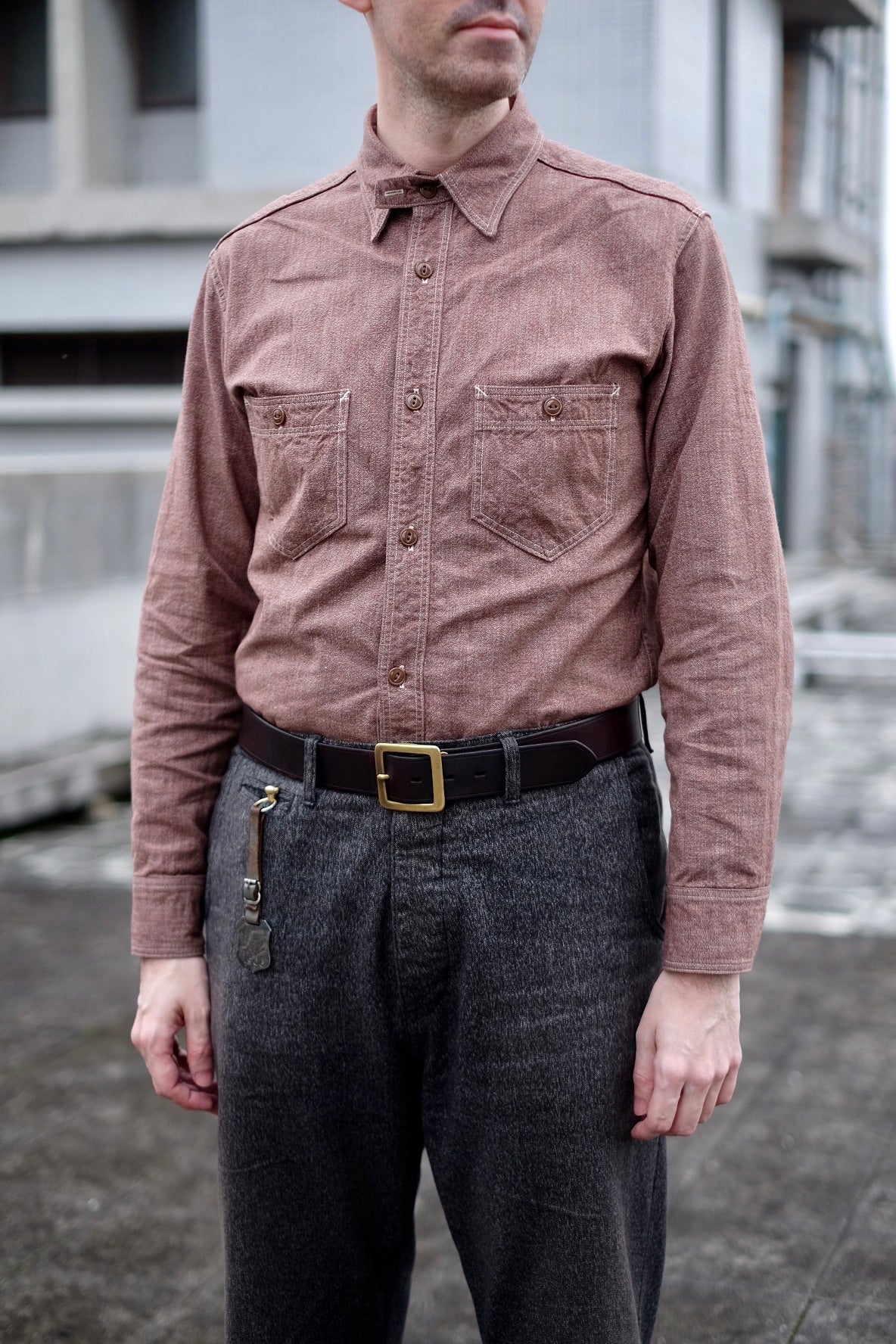 トップス HUMAN MADE / SALT & PEPPER WORK SHIRT Human Made Salt and Pepper Work Shirt (3Colors)